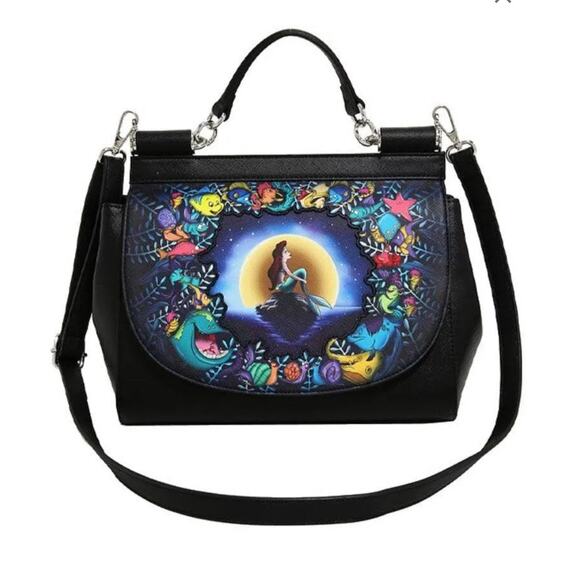 Loungefly Disney The Little NWOT Mermaid Under the Sea Crossbody Bag - BoxLunch - Picture 1 of 7